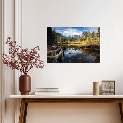 Fern Lake in Colorado | Rocky Mountain National Park Photograph | Nature Poster - Photography Poster