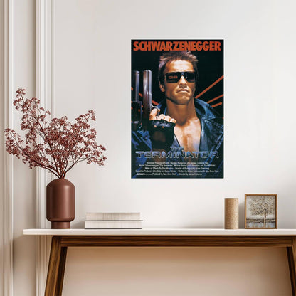 The Terminator 1984 | Classic Sci-Fi Action Movie Poster | Retro Wall Art - Movies & TV Poster
