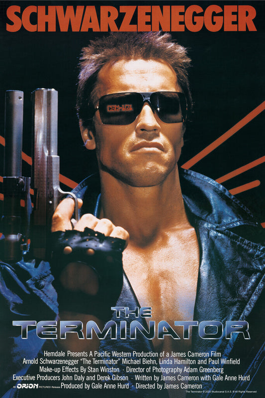 The Terminator 1984 | Classic Sci-Fi Action Movie Poster | Retro Wall Art - Movies & TV Poster