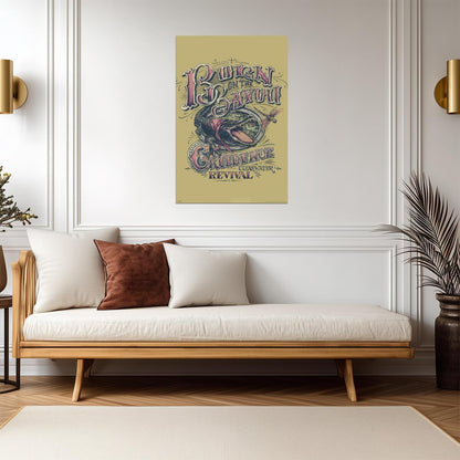 Creedence Clearwater Revival Born On The Bayou | CCR Album Art Poster | Classic Rock Wall Decor - Music Poster
