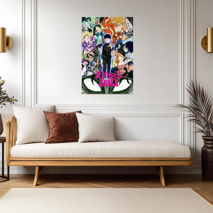 Mob Psycho 100 Season 1 Logo | Manga Wall Art | Anime Poster