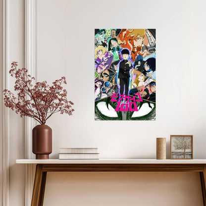 Mob Psycho 100 Season 1 Logo | Manga Wall Art | Anime Poster