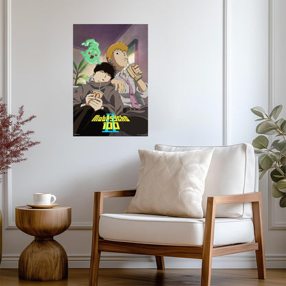 Mob Psycho 100 Season 2 Relax Scene | Anime Poster | Shigeo Kageyama Art Print