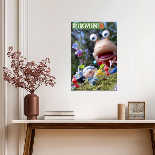 Pikmin 3 | Video Game Poster | Strategy Game Wall Art
