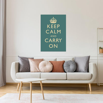 Keep Calm and Carry On | Classic Motivational Poster