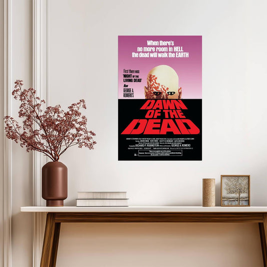 Dawn Of The Dead | Classic Zombie Horror Movie Poster - Movies & TV Poster