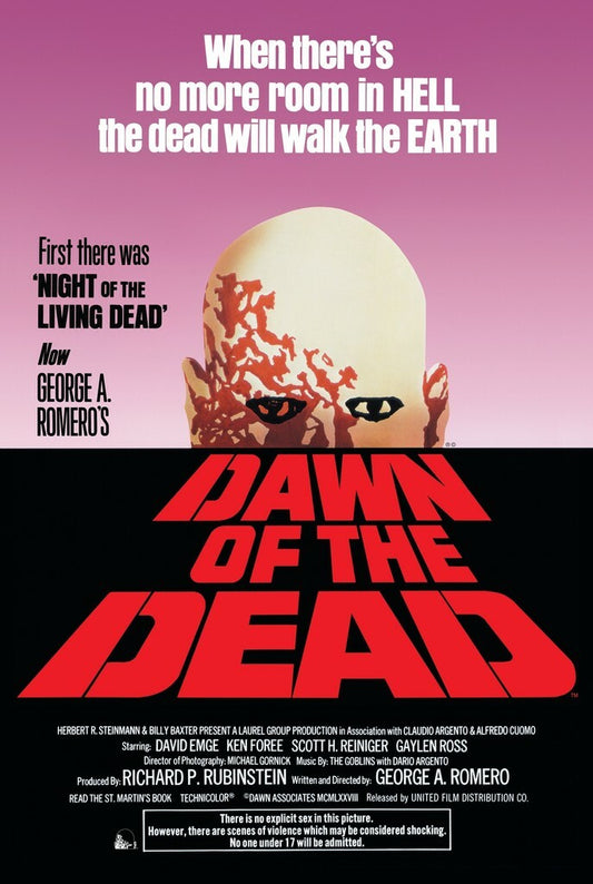 Dawn Of The Dead | Classic Zombie Horror Movie Poster - Movies & TV Poster