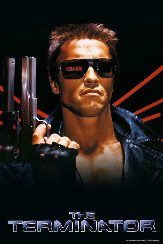 The Terminator 1984 | Vintage Sci-Fi Action Movie Poster - Movies & TV Poster