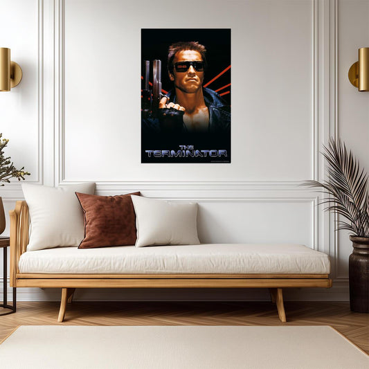 The Terminator 1984 | Vintage Sci-Fi Action Movie Poster - Movies & TV Poster