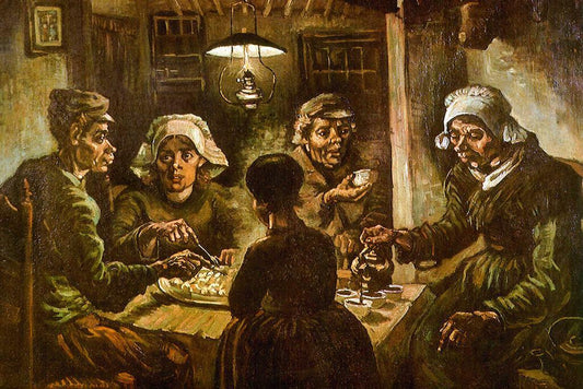 Vincent Van Gogh "The Potato Eaters" | Post-Impressionist Art | Classic Painting Poster - Graphic & Art Poster
