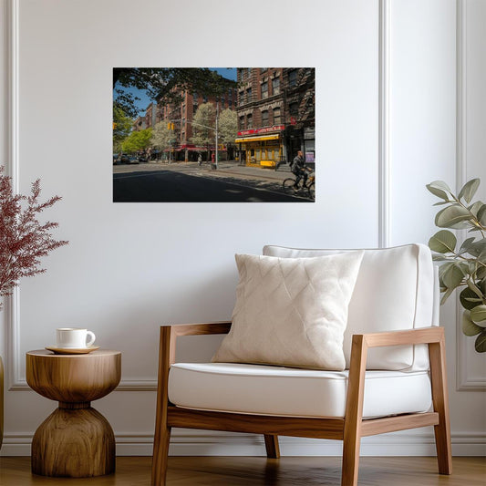 Street Scene in Greenwich Village | New York City Photography | Urban Life Poster - Photography Poster
