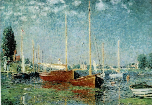 Claude Monet Argenteuil Poster | Impressionist Landscape Painting | Fine Art Print