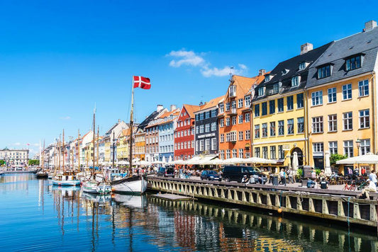 Nyhavn District in Copenhagen | Denmark Photography | European City Poster - Photography Poster