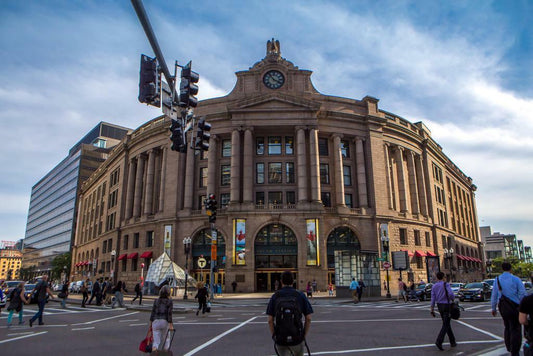 South Station in Boston Massachusetts | Urban Architecture Photography | City Landmark Poster - Photography Poster