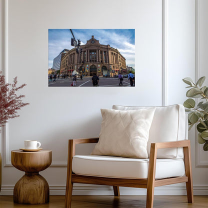 South Station in Boston Massachusetts | Urban Architecture Photography | City Landmark Poster - Photography Poster