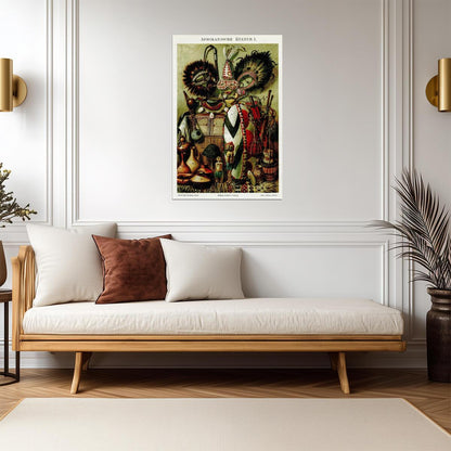 African Antiquities 1895 | Vintage Art & History Poster | Ethnographic Illustration - Vintage & Retro Poster