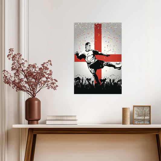 England National Soccer Team | Sports Poster | Football Fan Wall Art