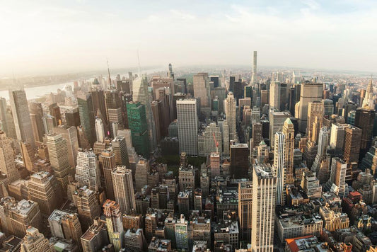Manhattan Aerial View Photo | New York City Skyline | Urban Architecture Poster - Photography Poster