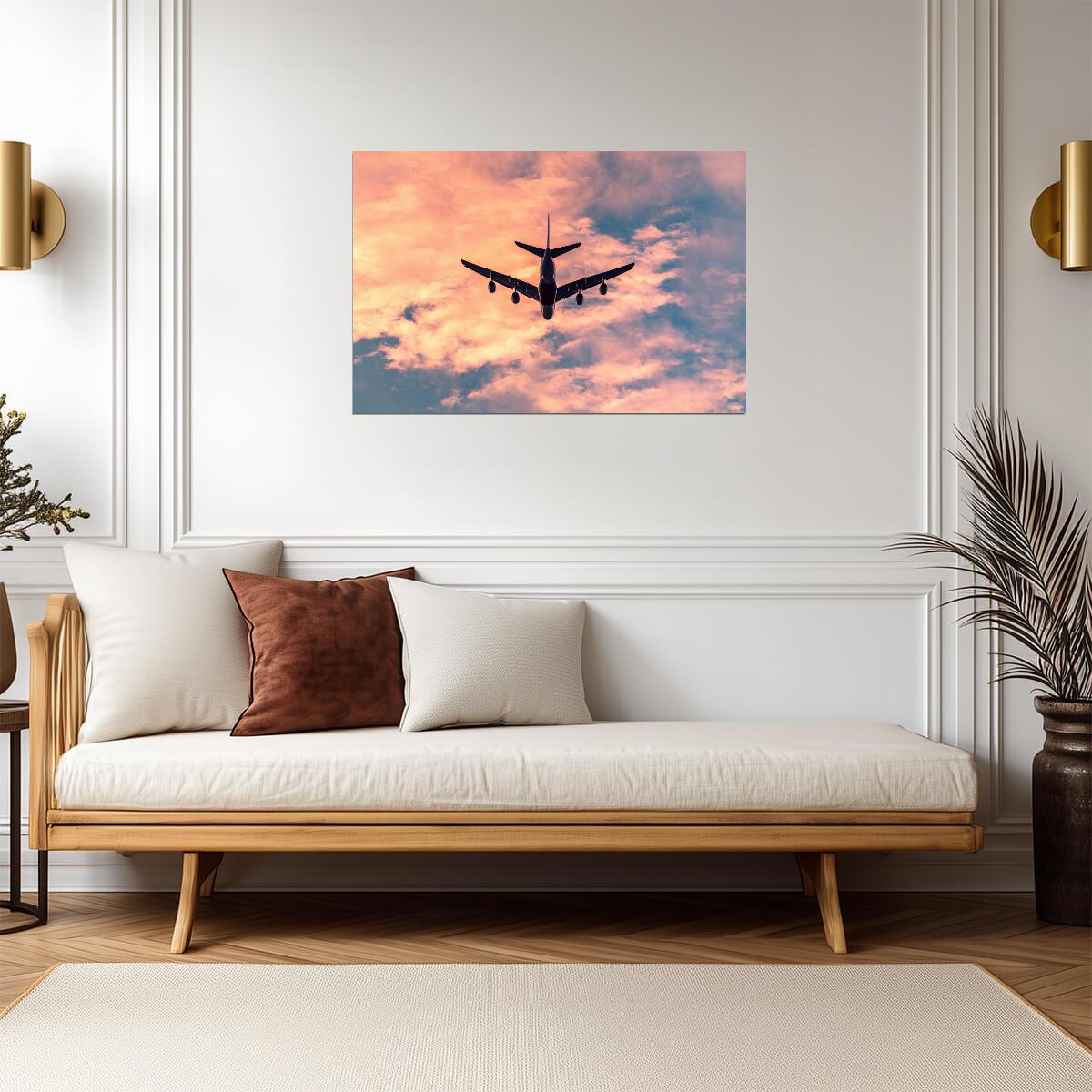 Airbus A380 in Mid-Air | Aviation Photography Print | Airplane Poster - Cars Poster