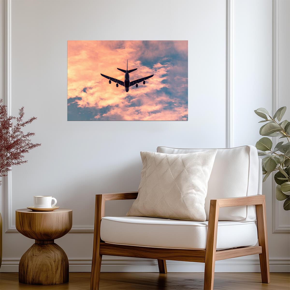 Airbus A380 in Mid-Air | Aviation Photography Print | Airplane Poster - Cars Poster