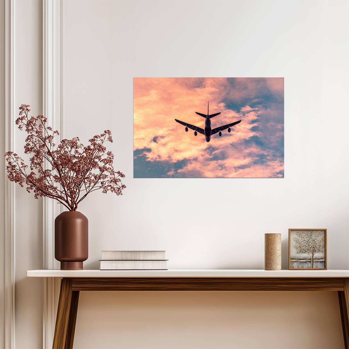 Airbus A380 in Mid-Air | Aviation Photography Print | Airplane Poster - Cars Poster