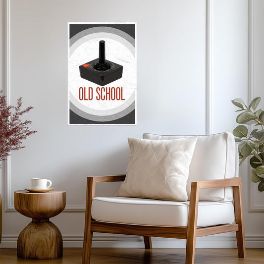 Retro Video Game Controller | Gamer Wall Art | 80s & 90s Gaming Poster