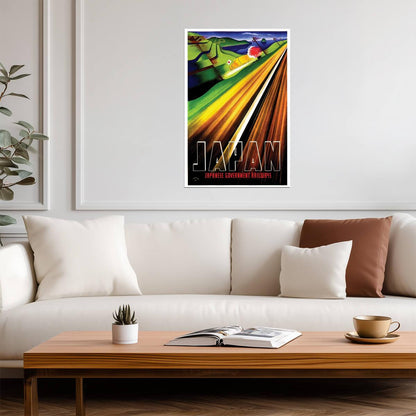 Vintage Japanese Government Railways | Travel Poster | Japan Tourism Wall Art