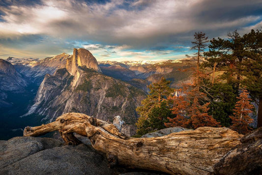 Glacier Point Sunset Yosemite Poster | National Park Photography | California Wall Art