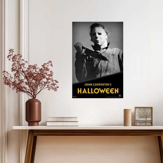 Halloween 1978 | Michael Myers Mask Poster | John Carpenter Horror Movie - Movies & TV Poster