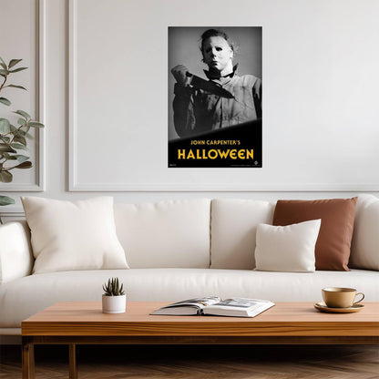 Halloween 1978 | Michael Myers Mask Poster | John Carpenter Horror Movie - Movies & TV Poster