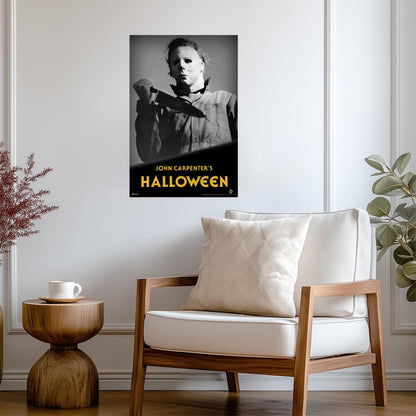 Halloween 1978 | Michael Myers Mask Poster | John Carpenter Horror Movie - Movies & TV Poster