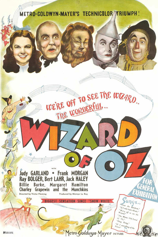 The Wizard of Oz 1939 | Judy Garland as Dorothy | Classic Movie Poster - Movies & TV Poster