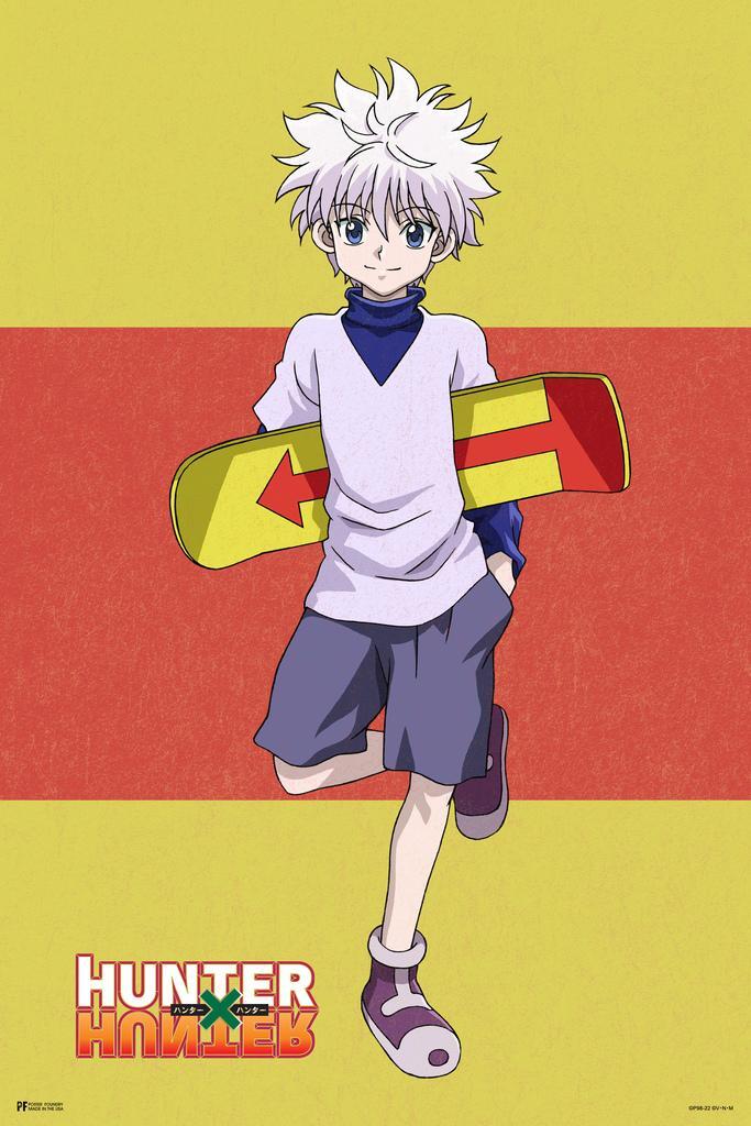 Hunter x Hunter Killua Zoldyck | Anime Poster | HxH Shonen Manga Art