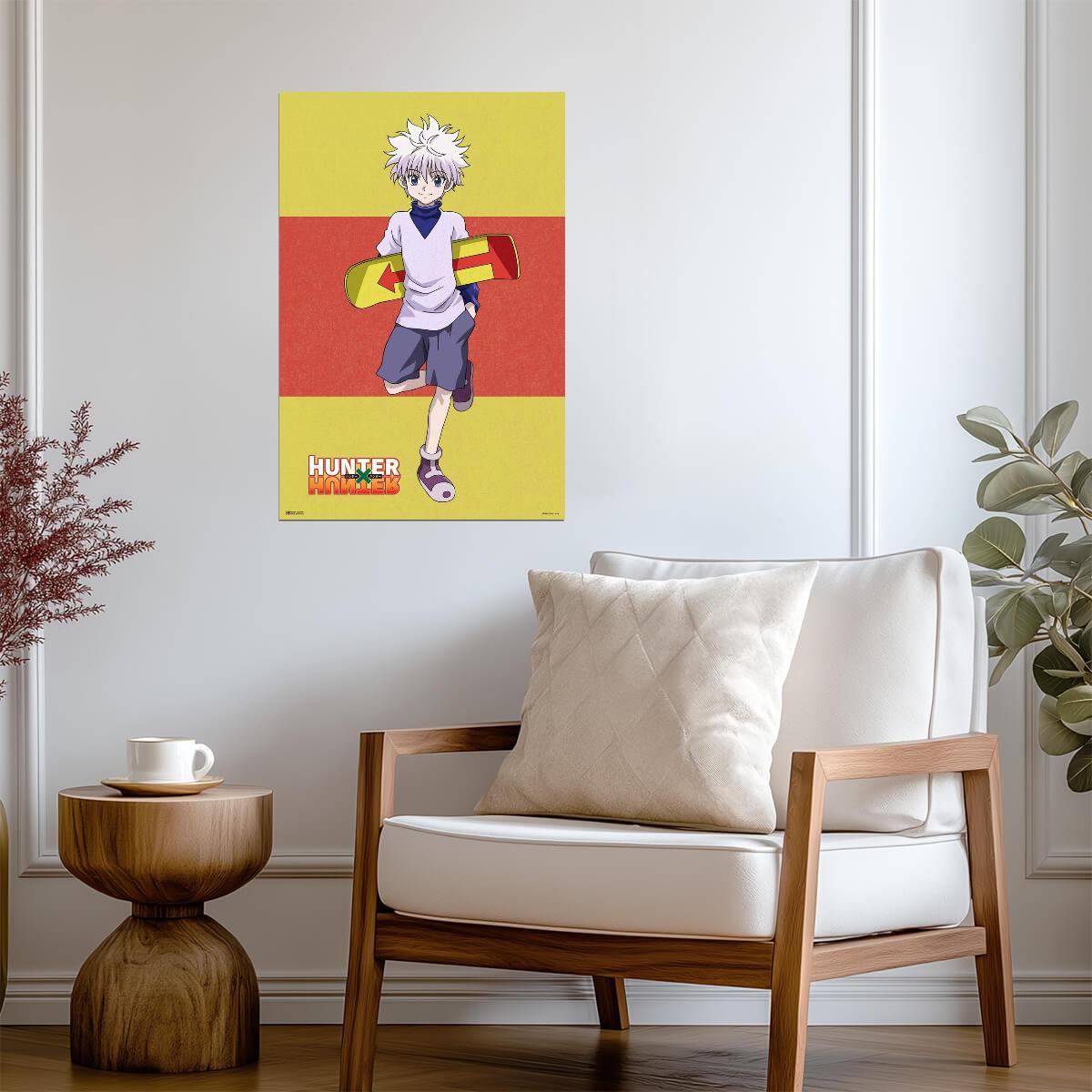 Hunter x Hunter Killua Zoldyck | Anime Poster | HxH Shonen Manga Art