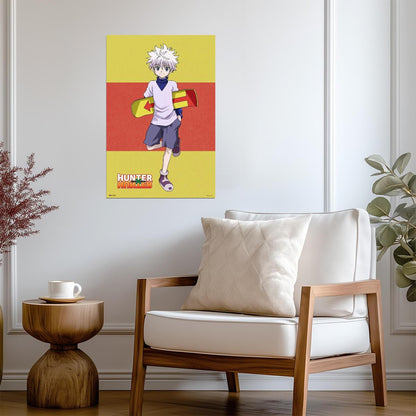Hunter x Hunter Killua Zoldyck | Anime Poster | HxH Shonen Manga Art
