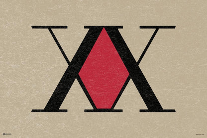 Hunter x Hunter Logo | HxH Wall Art | Shonen Anime Poster