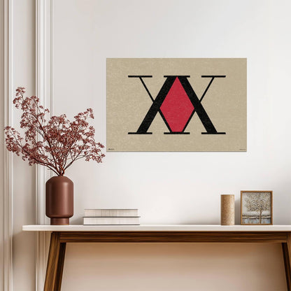 Hunter x Hunter Logo | HxH Wall Art | Shonen Anime Poster