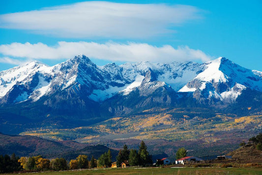Snow Covered Rocky Mountains Poster | Winter Landscape Photography | Nature Wall Art