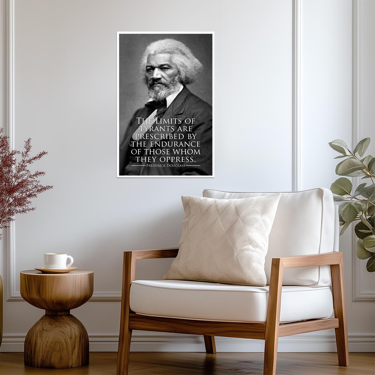 Power Concedes Nothing Without a Demand | Frederick Douglass Quote Poster | Activist Wall Art - Type & Quotes Poster