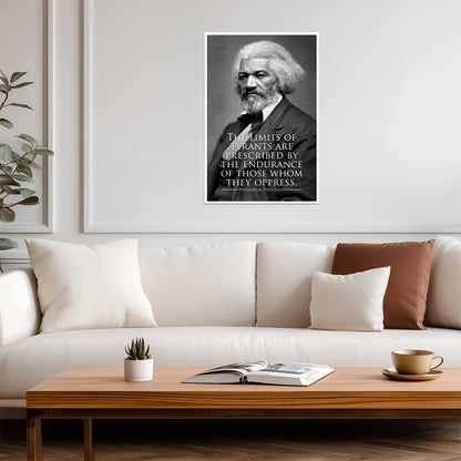 Power Concedes Nothing Without a Demand | Frederick Douglass Quote Poster | Activist Wall Art - Type & Quotes Poster