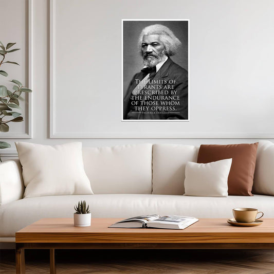 Power Concedes Nothing Without a Demand | Frederick Douglass Quote Poster | Activist Wall Art - Type & Quotes Poster
