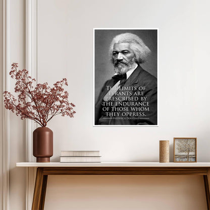 Power Concedes Nothing Without a Demand | Frederick Douglass Quote Poster | Activist Wall Art - Type & Quotes Poster