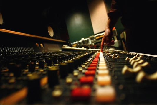 Recording Studio Control Panel | Music Production Photography | Sound Engineer Poster - Photography Poster
