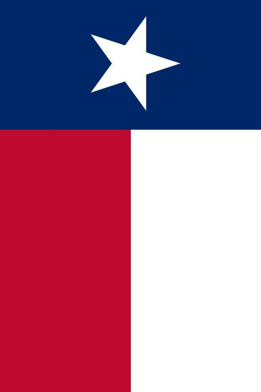 Texas Lone Star State Flag | Abstract Geometric Poster | Texan Pride Wall Art - Graphic & Art Poster