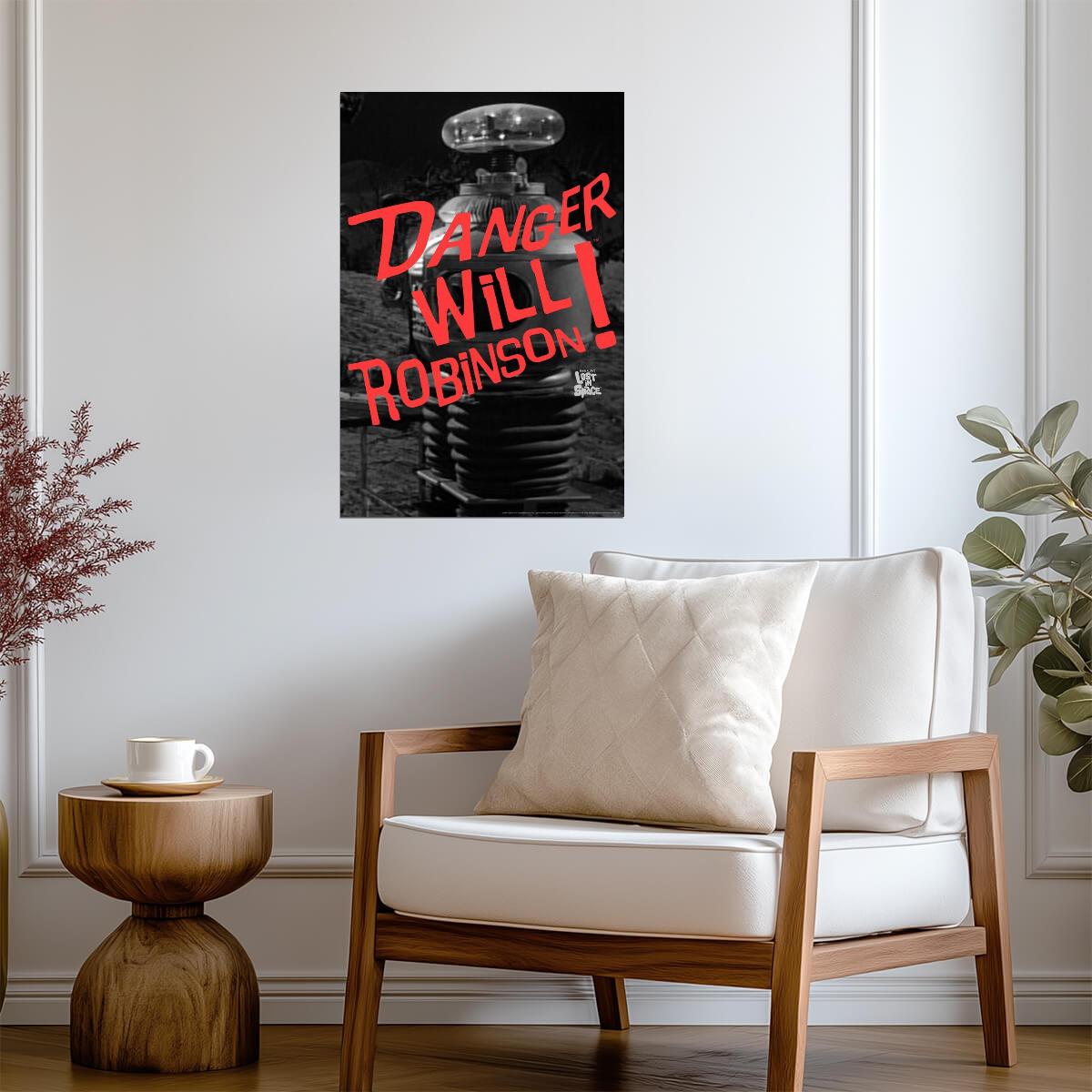 Lost in Space | Danger, Will Robinson! Robot Quote | Sci-Fi TV Show Poster - Movies & TV Poster