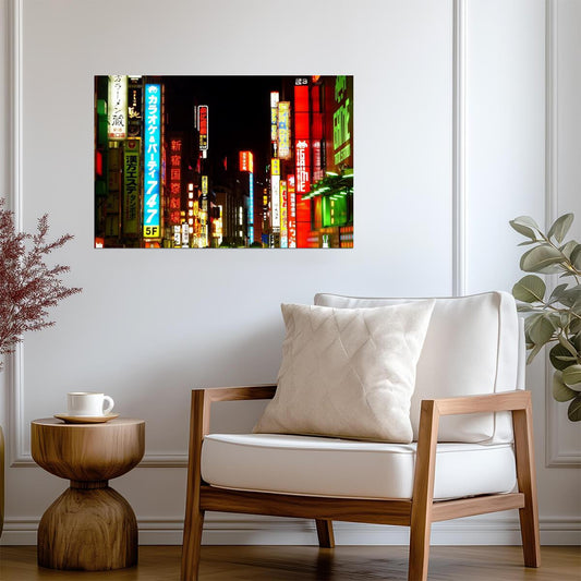Neon Signs of Shinjuku | Urban Photography Print | Tokyo Japan Nightlife Poster