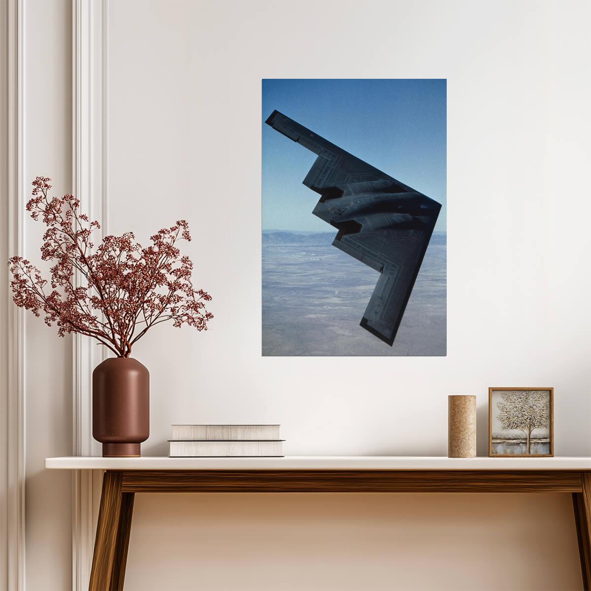 Northrop B-2 Stealth Bomber in Flight | Aviation Photography | Military Aircraft Poster - Cars Poster