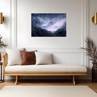 Mother Nature's Rage | Stormy Landscape Photography | Powerful Nature Poster - Photography Poster