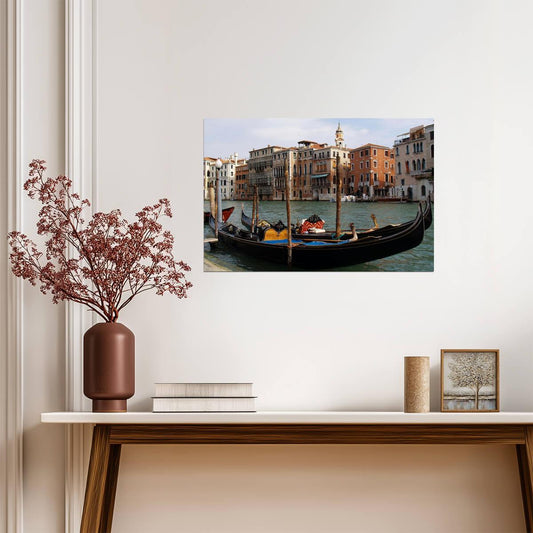 Gondola in the Canals of Venice | Italy Photography Print | European Travel Poster - Photography Poster
