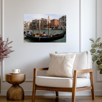 Gondola in the Canals of Venice | Italy Photography Print | European Travel Poster - Photography Poster
